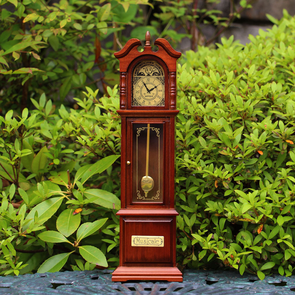 木製アンティーク古時計　おじいさんの古時計