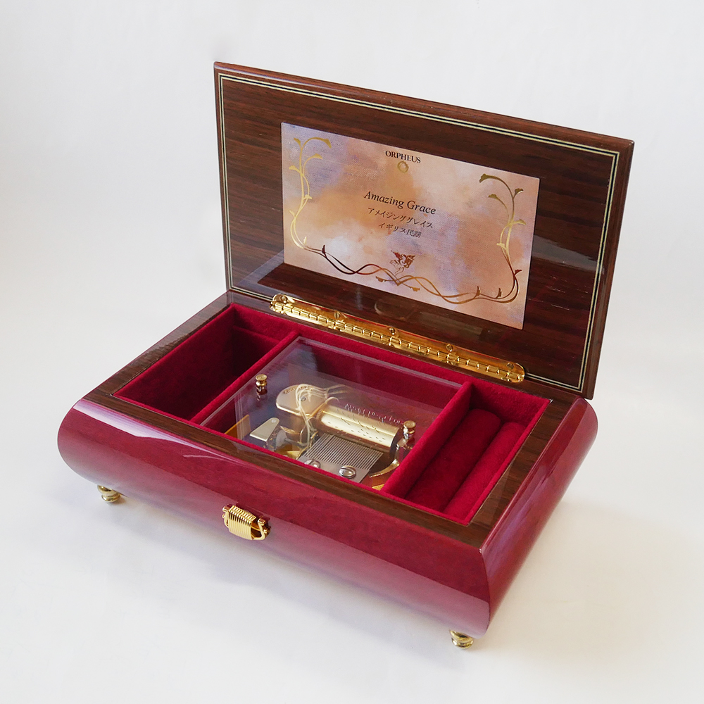 ニデック オルゴール 30弁 オルフェウス EX199I イタリア象嵌ボックス